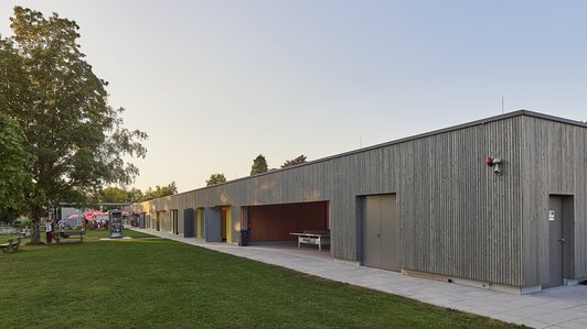 Freibad Altheim - Seitansicht