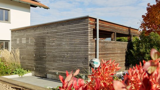 Carport in Holzbauweise