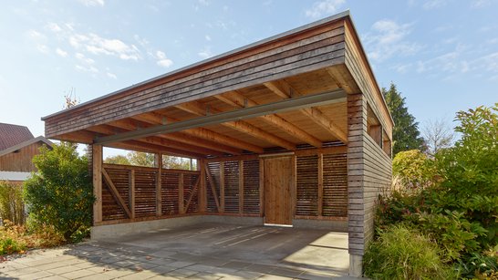 Carport in Holzbauweise