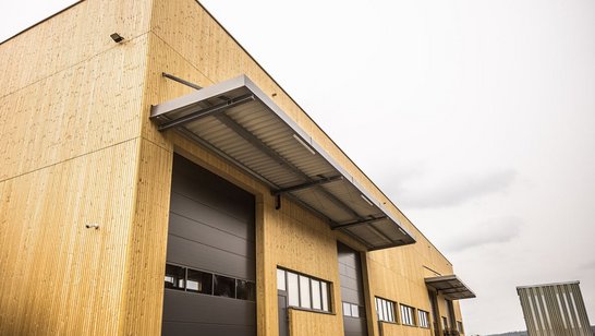 Gewerbeobjekt in Holzbauweise