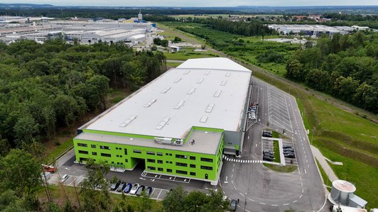 HAI Logistikhalle Ranshofen - Ansicht Vogelperspektive