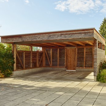 Carport in Holzbauweise