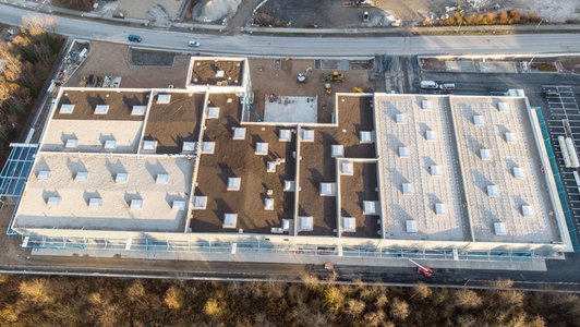 Knoll Logistik Dachansicht