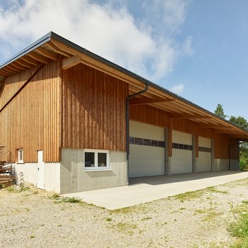 Rustikale Landwirtschaftshalle