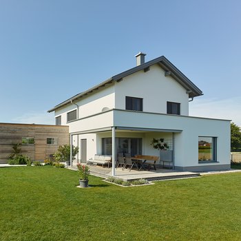 Moderner Ziegelbau