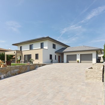 Modernes Ziegelhaus